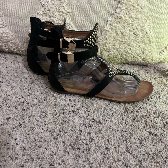 Rhinestone “Tali” Gladiator Sandals by Eddie Marc Extreme - Picture 3 of 8